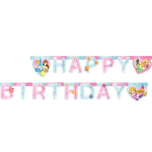Picture of PRINCESS HAPPY BIRTHDAY BANNER 200CM